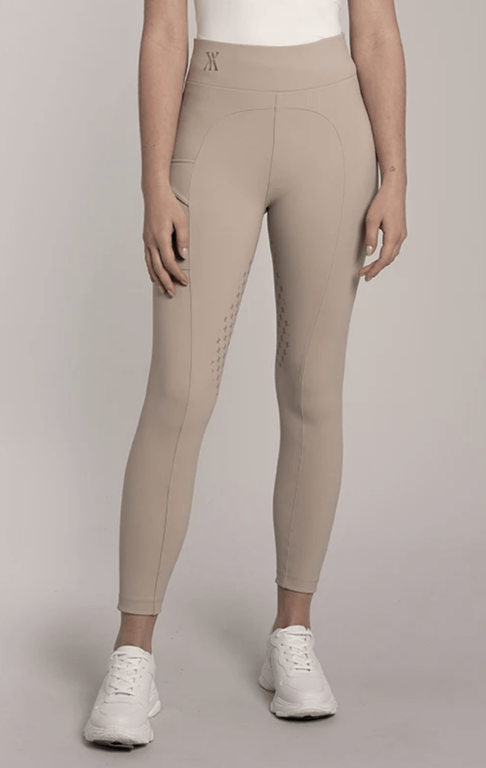 carbon38 Beige Athletic Leggings for Women