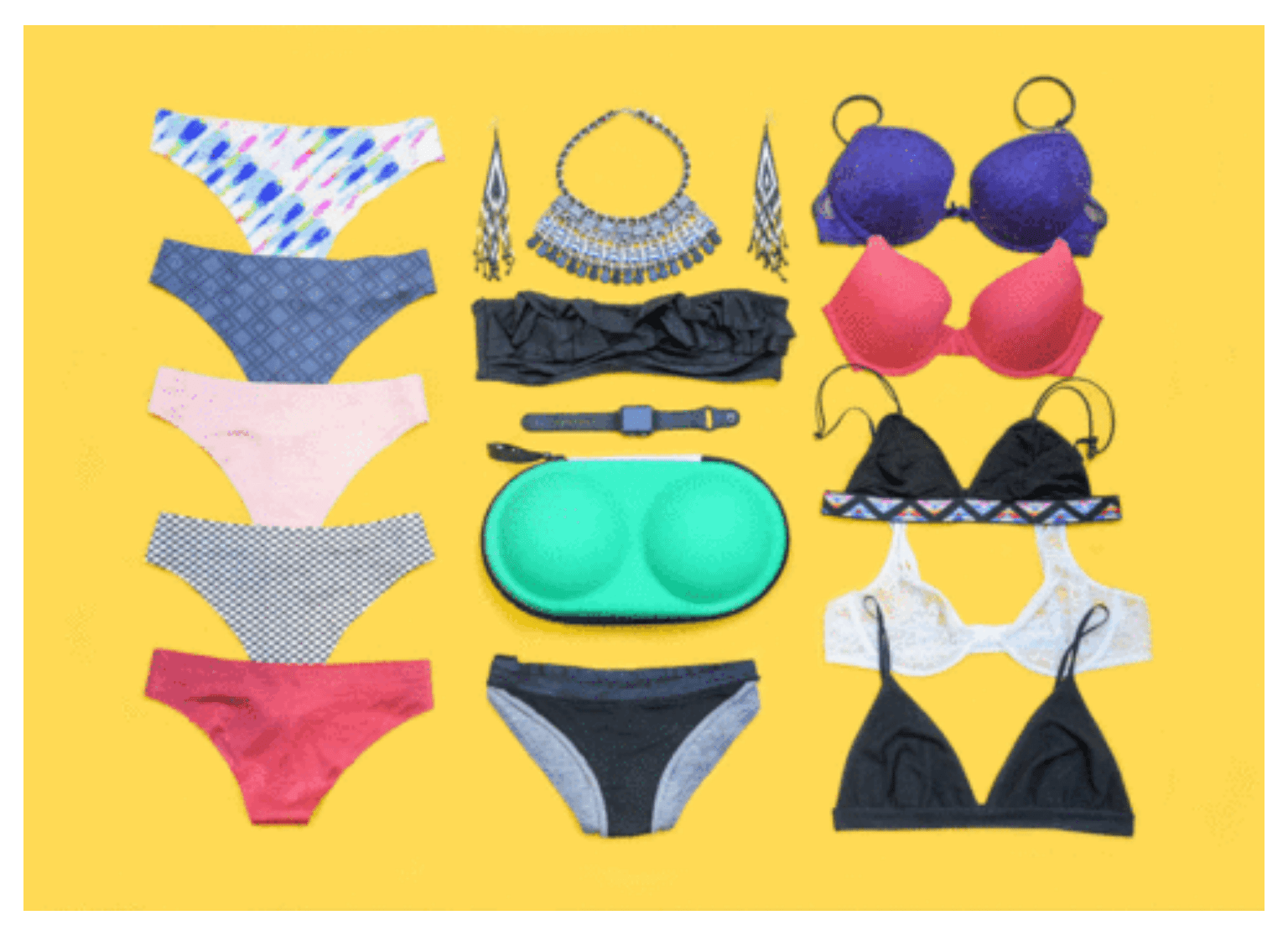  Do you think all of these items could fit in one Bra Kitty?? Click the photo to see this adorable animation on their website!  
